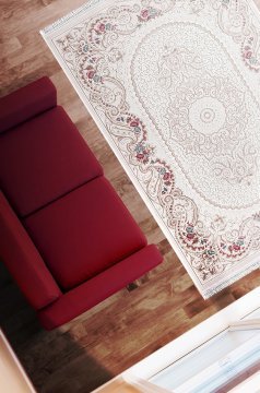 Bahariye Gallery 2792 R Pembe Beyaz El Dugumlu