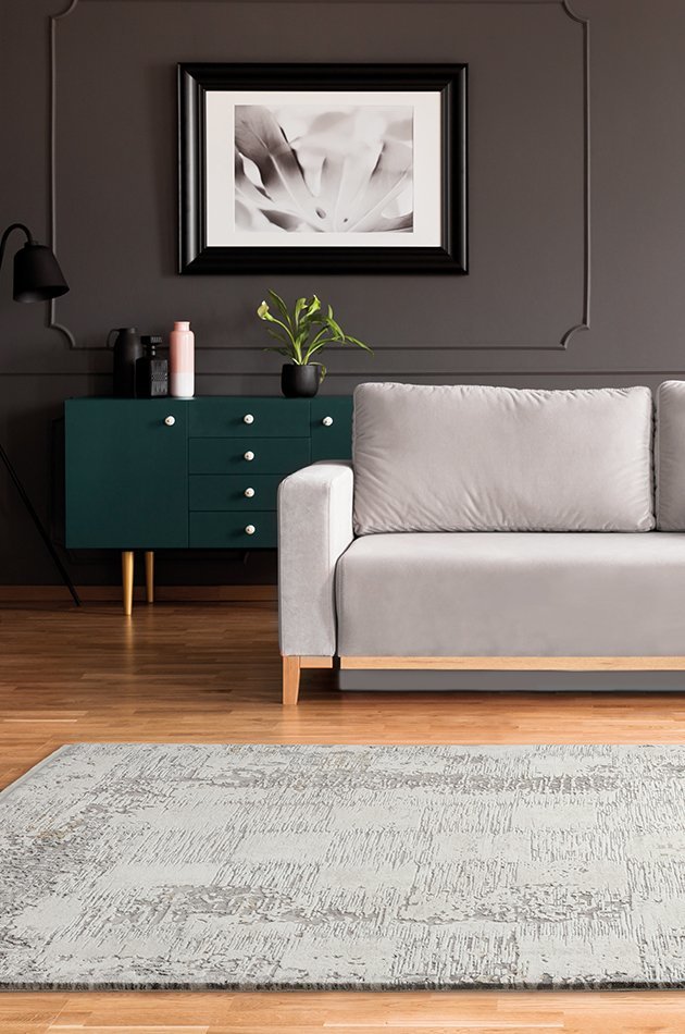 Bahariye Eva 3983 R Bej - Gri Beyaz El Dugumlu Yorum Yap