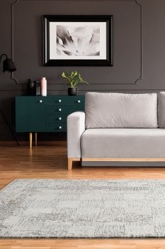 Bahariye Eva 3983 R Bej - Gri Beyaz El Dugumlu Yorum Yap