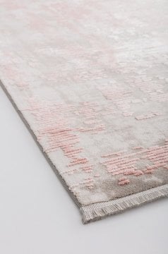 Bahariye Deniz 8961 R Grı - Pembe Beyaz El Dugumlu